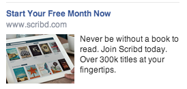 scribd facebook реклама