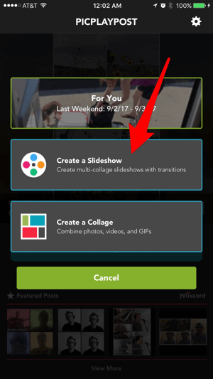 Создавайте слайд-шоу коллажей с помощью приложения PicPlayPost.