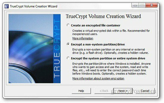 Установите зашифрованную флешку с TrueCrypt