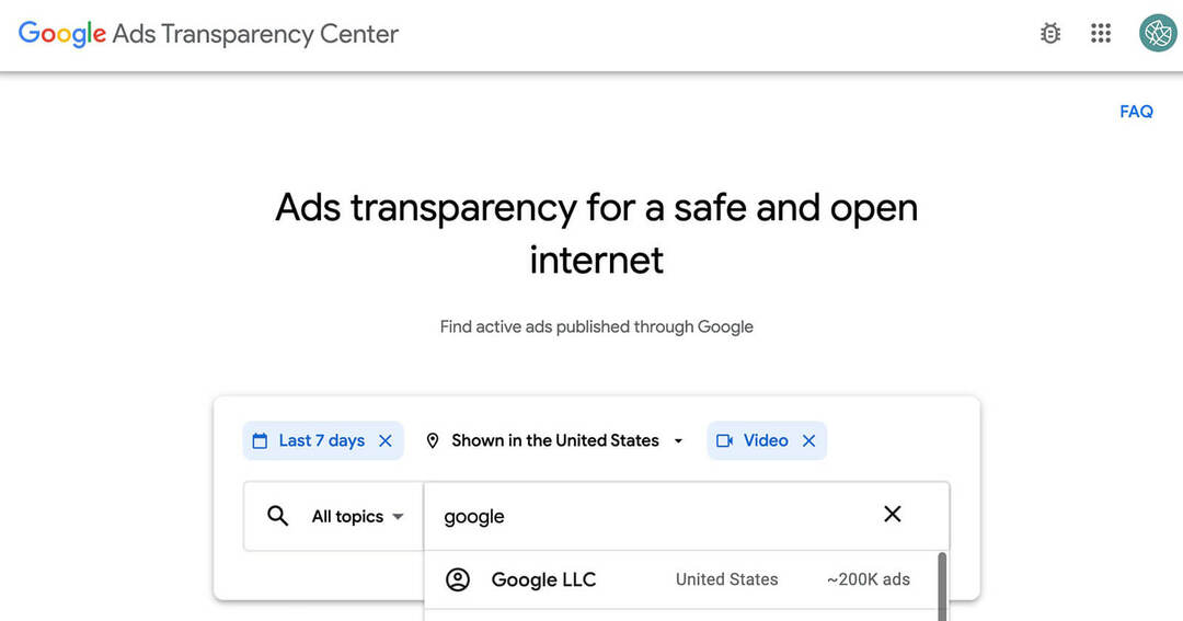 Как исследовать вашу конкуренцию с помощью Google Ads Transparency Center: Social Media Examiner