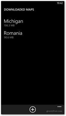 Windows Phone 8 доступных карт