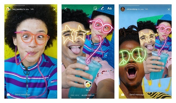 Пользователи Instagram теперь могут ремиксировать фотографии друзей и отправлять их обратно для веселых бесед.