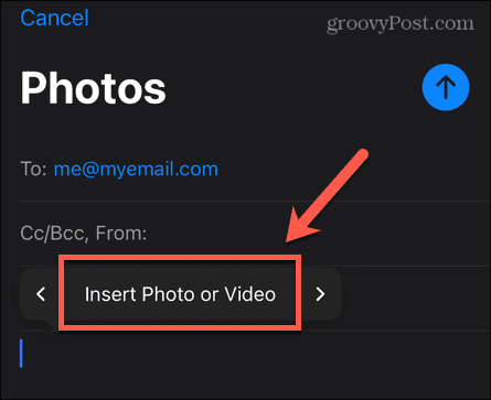 iphone вставить фото или видео