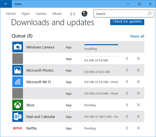 Обновления приложений для Windows 10