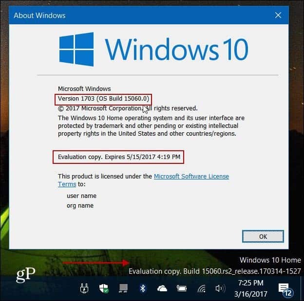 Windows 10 Creators Обновление Insider Build 15060 для ПК доступно уже сейчас