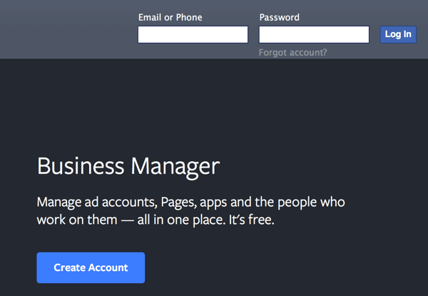 facebook бизнес-менеджер создать аккаунт