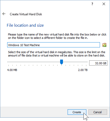 07 Определите местоположение жесткого диска (Windows 10 Install)