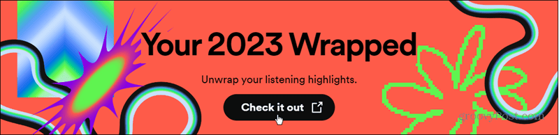 Баннер Spotify 2023 в упаковке