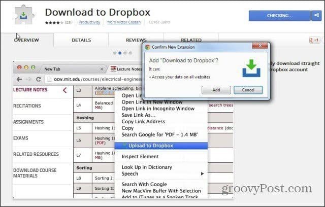 Загружайте веб-файлы напрямую в Dropbox из Интернета