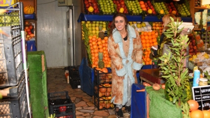 Покупка фруктов 300 TL из Йылдыз Тилбе