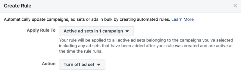 Масштабируйте свои рекламные кампании в Facebook; шаг 13.