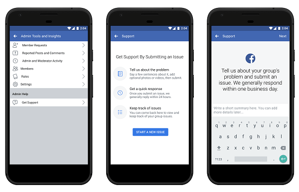 Facebook расширяет административные ресурсы и поддержку групп.