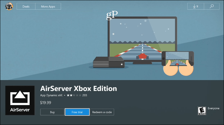 2 AirServer Xbox Edition Trial
