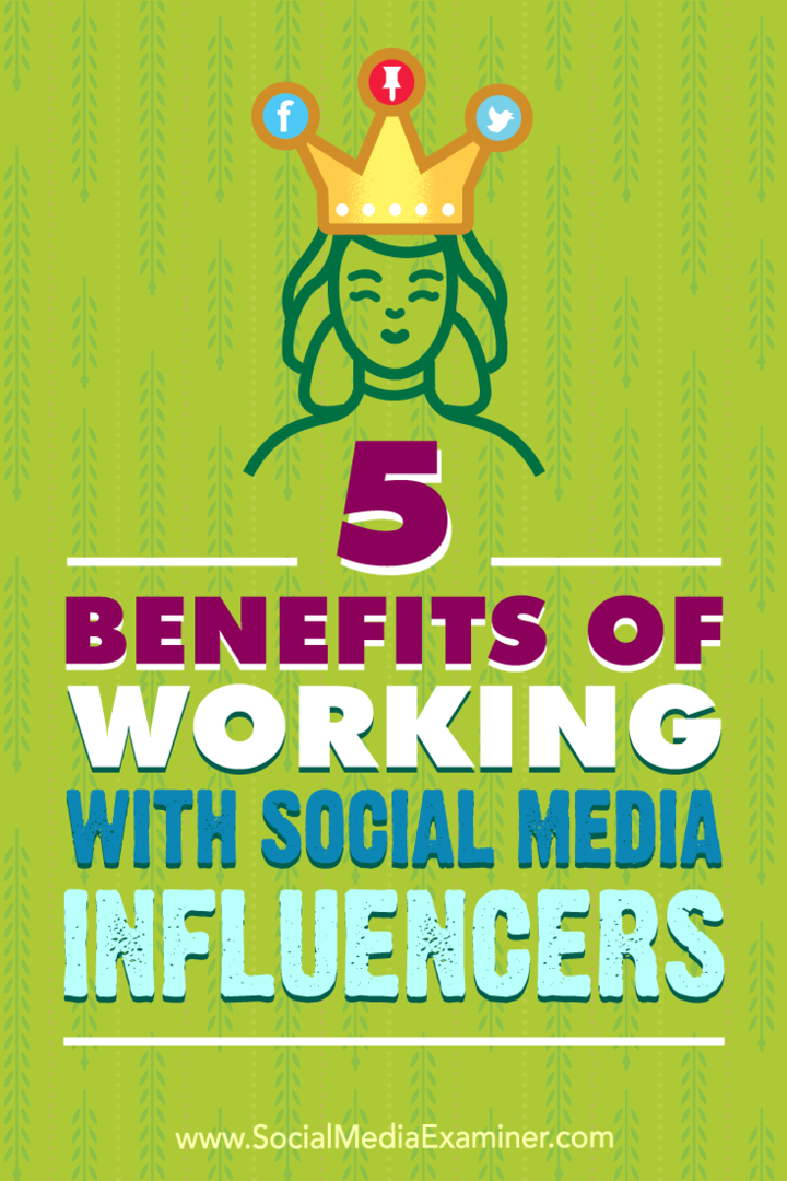 5 преимуществ работы с влиятельными лицами в социальных сетях, автор: Шейн Баркер на сайте Social Media Examiner.