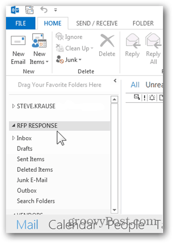 Добавить почтовый ящик Outlook 2013 - добавлен новый дополнительный почтовый ящик