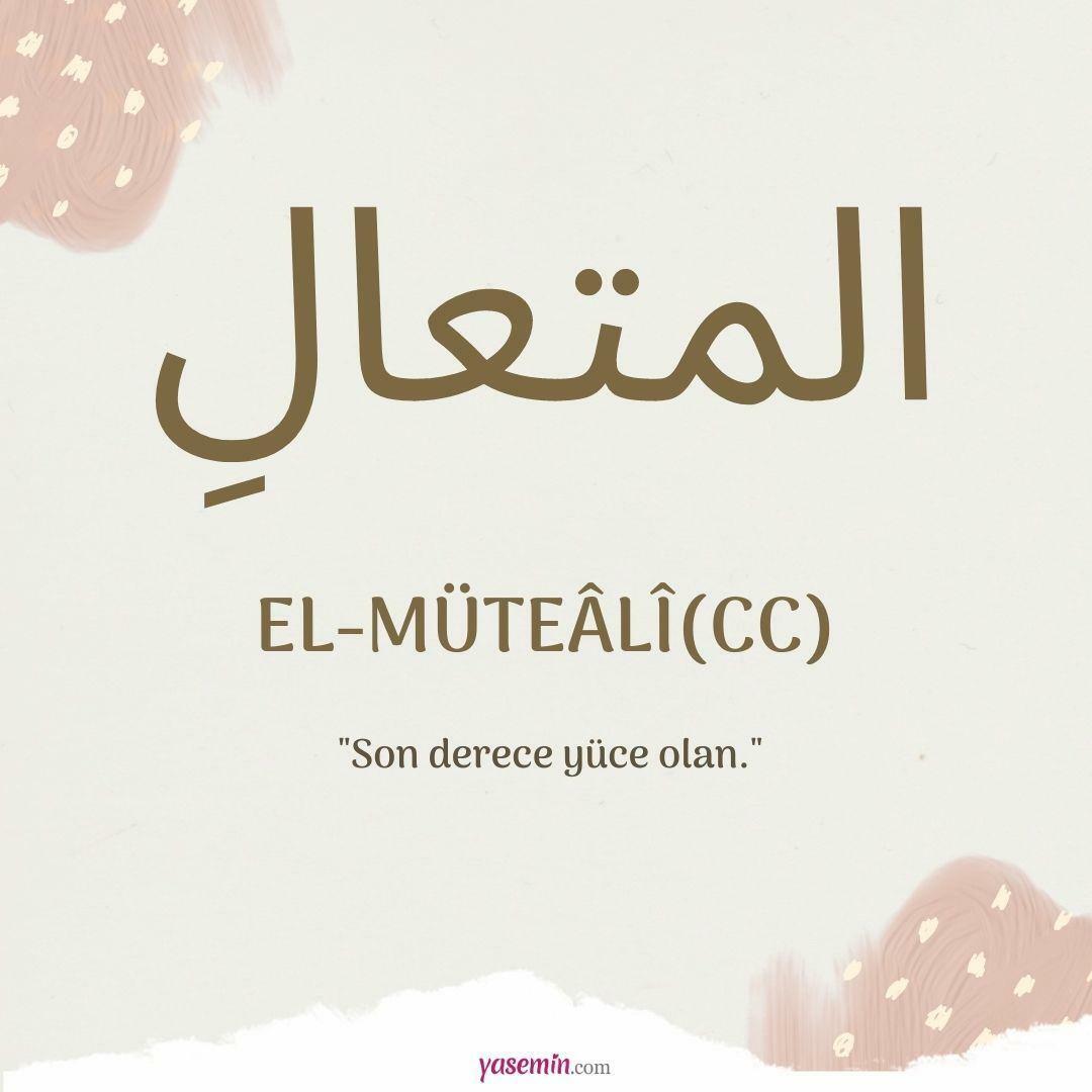Что означает аль-Мутаали (с.с)? Каковы достоинства аль-Мутаали (с.с)?