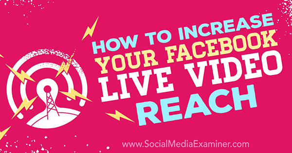 улучшить производительность живого видео на facebook