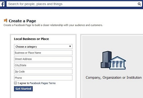 создание бизнес-страницы facebook