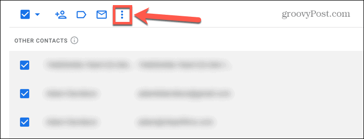 значок gmail с тремя точками