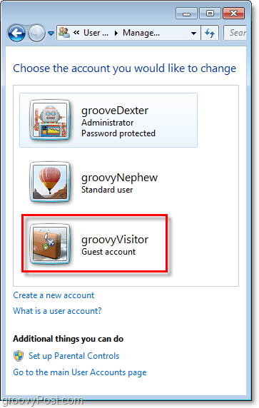 измененное имя гостевой учетной записи в Windows 7