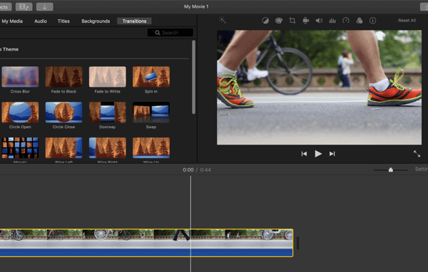 iMovie - отличный вариант редактирования видео для начинающих.