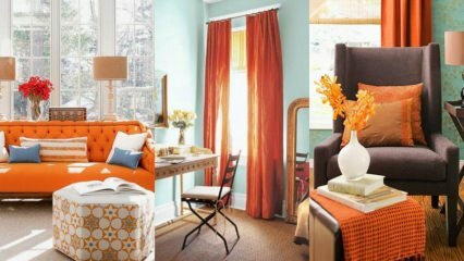 Оранжевые идеи для украшения дома
