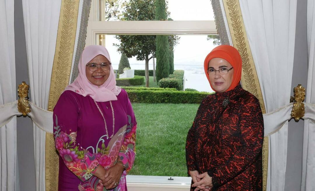 Первая леди Эрдоган встретилась с исполнительным директором ООН-Хабитат Маймуной Мохдом Шарифом! 