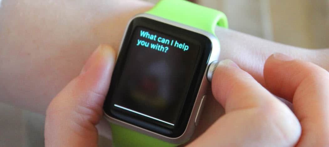 Как использовать Siri для поиска на Apple Watch