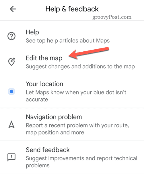 Редактировать карту в Google Maps