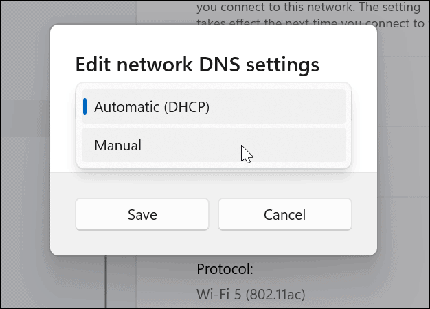 редактировать настройки DNS