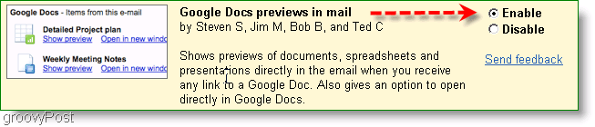 Gmail добавляет «прикрепленные» предварительные просмотры документов