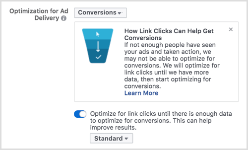 Оптимизация Facebook для доставки рекламы