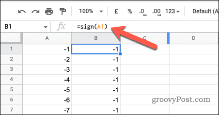 Использование функции ПОДПИСЬ в Google Sheets