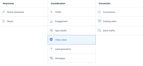 Facebook ThruPlay Optimization для видеорекламы, шаг 1.