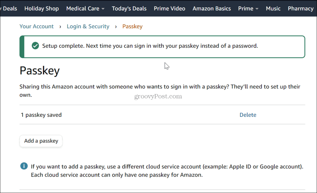 проверка пароля Amazon