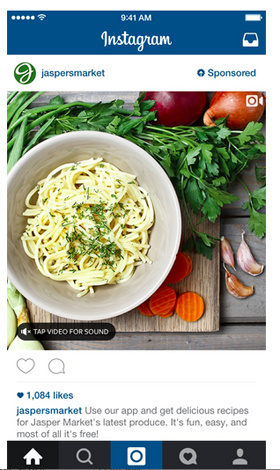 jaspersmarket видео реклама в instagram