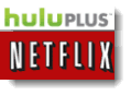 Netflix против Hulu Plus: две большие игры для потокового ТВ-гигантов