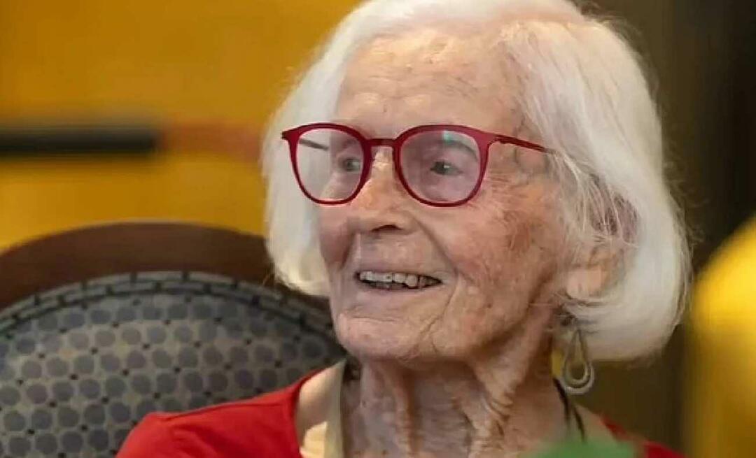 102-летняя женщина раскрыла секрет долгой и здоровой жизни! Посмотрите, что он говорит