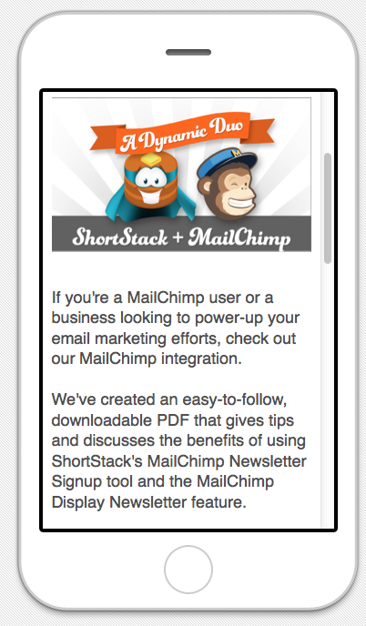 MailChimp мобильный маркетинг