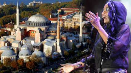Поддержка американской певицы Деллы Майлз в открытии собора Святой Софии для поклонения