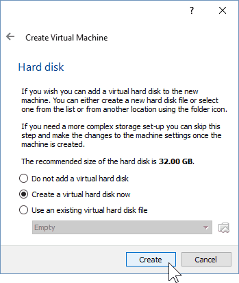 04 Определение размера жесткого диска (установка Windows 10)