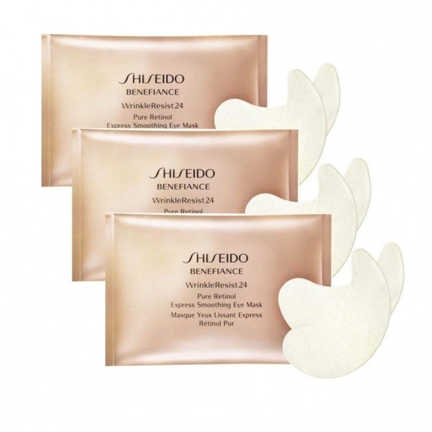 Resist24 Pure Retinol Express Разглаживающая маска для глаз против морщин Shiseido Benefiance
