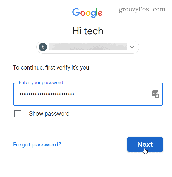 разблокировать паролем для проверки информации