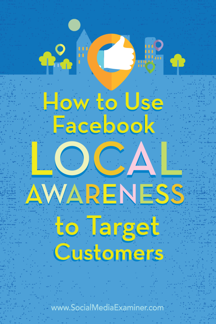 как использовать местные информационные объявления в Facebook для таргетинга на клиентов