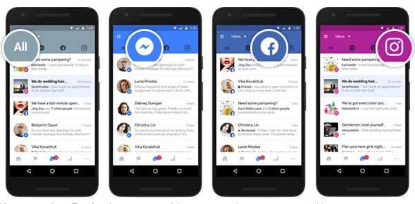 Facebook позволил предприятиям связать свои учетные записи Facebook, Messenger и Instagram в один почтовый ящик, чтобы они могли управлять коммуникациями в одном месте.