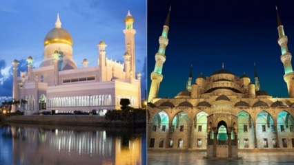 Мечети можно увидеть в мире