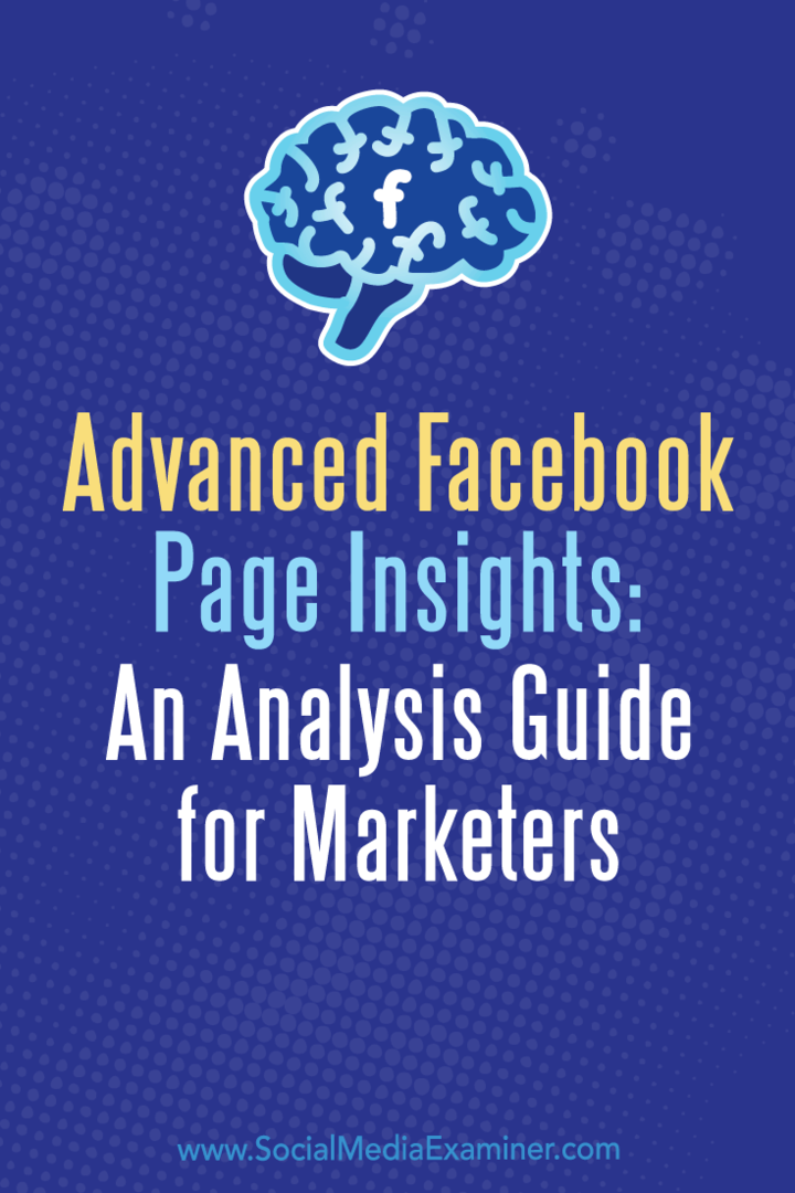 Расширенный анализ страницы Facebook: руководство по анализу для маркетологов: специалист по социальным сетям