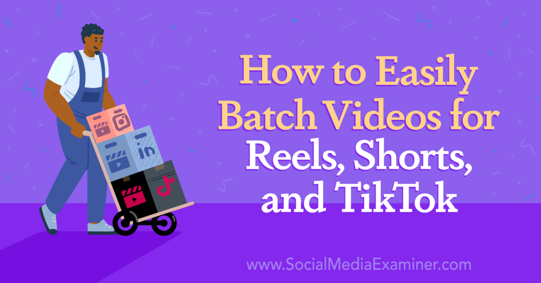 Как легко группировать видео для роликов, короткометражек и TikTok-Social Media Examiner