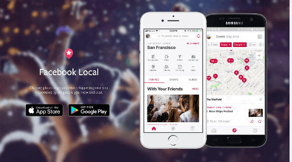 Facebook представил Facebook Local, новое приложение, которое позволяет вам просматривать все интересные вещи, которые происходят там, где вы живете или куда вы путешествуете.