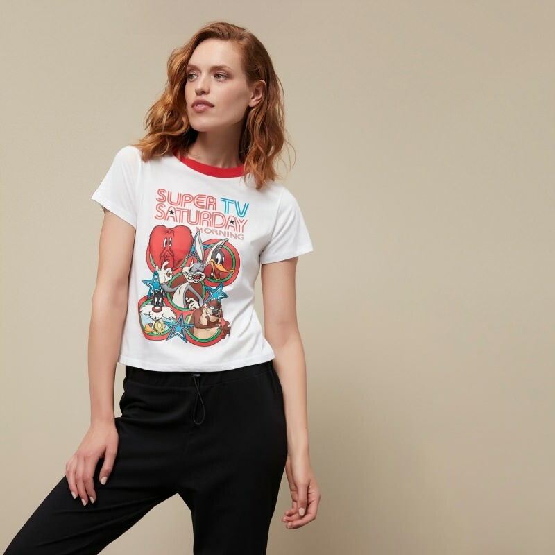 Самые стильные модели футболок персонажей Looney Tunes! Модели футболок с принтом